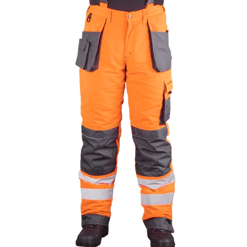 Leber&Hollman FMNWX zateplené nohavice 2v1 pas/lacl oranžové