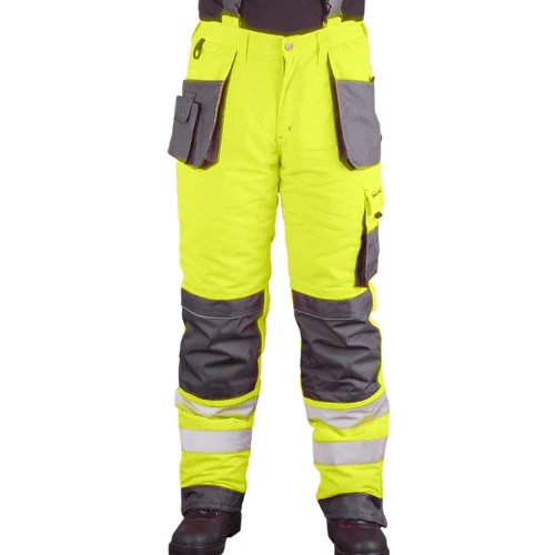 Leber&Hollman FMNWX zateplené nohavice 2v1 pas/lacl žlté