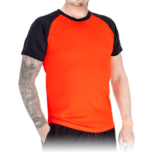 Reis BILBAO PB športové tričko oranžová/čierna