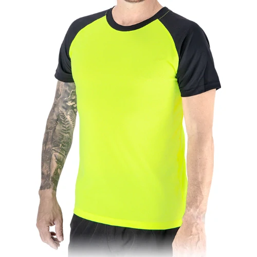 Reis BILBAO YB športové tričko žltá/čierna