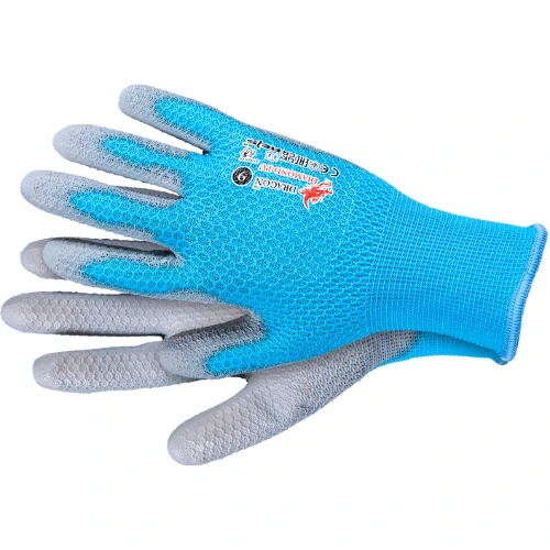 Reis DIAMOND PU NS rukavice modrá/sivá 6-10