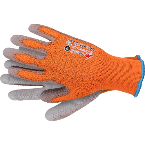Reis DIAMOND PU PS rukavice oranžová/šedá 6-10
