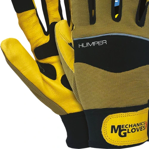 Reis RMC HUMPER rukavice žlutá/černá 10