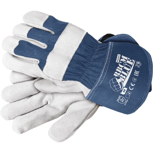 Reis RBCMBLUE vystužené rukavice Blue/Gray 10