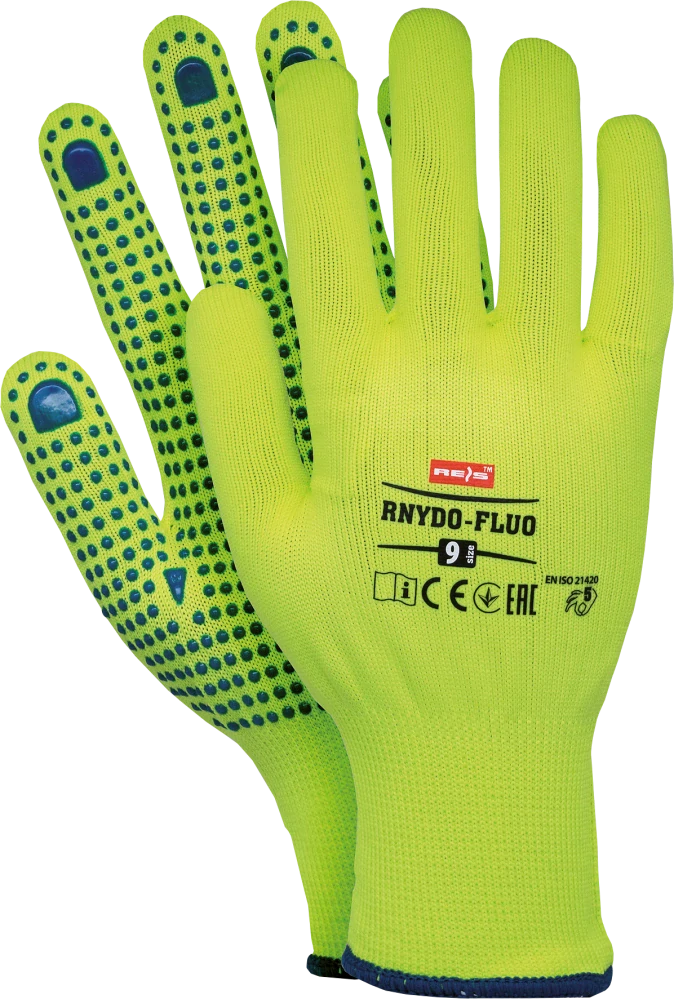 Reis RNYDO-FLUOW rukavice Neon Yellow 7-10