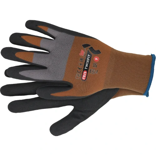 Reis TWIXFIT pracovné rukavice Brown/Gray 7-10