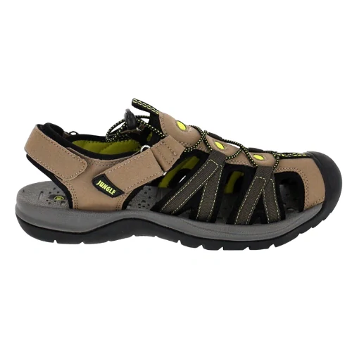 Reis JUNGLE pánske sandále Beige/Black