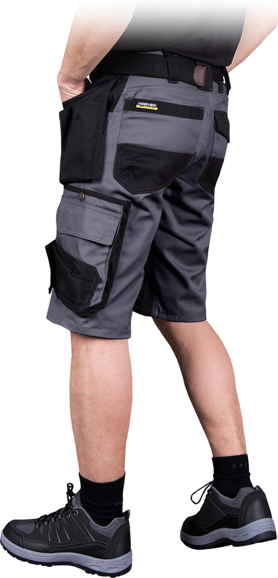 Leber&Hollman HARVER-TS SB pánske kraťasy Grey/Black S-3XL