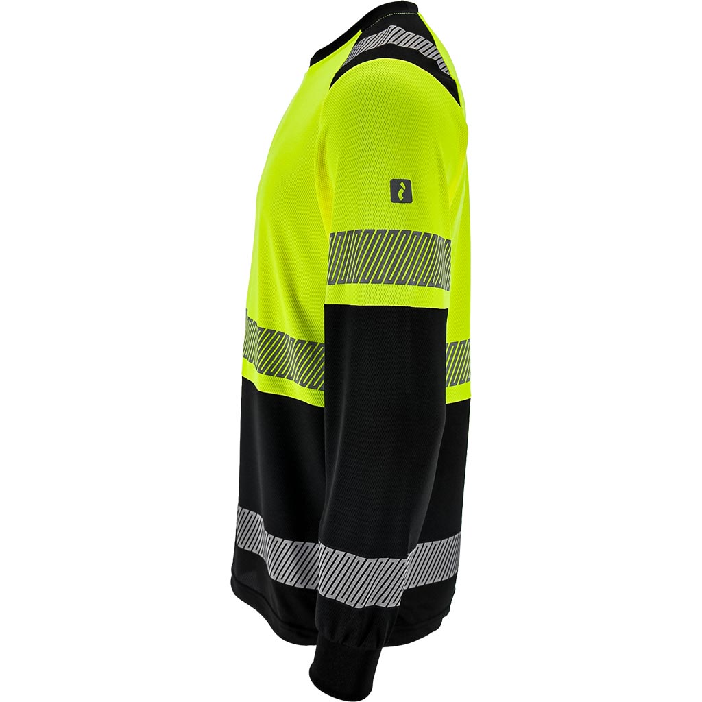 Reis IGUANA LS HI-VIS výstražné tričko Yellow/Black S-3XL