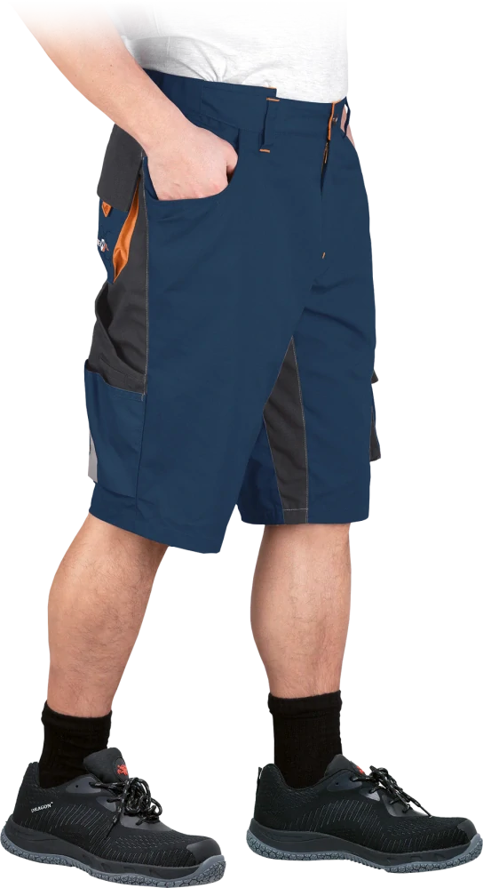 Leber&Hollman BEBR GBP kraťasy Navy Blue/Orange S-3XL