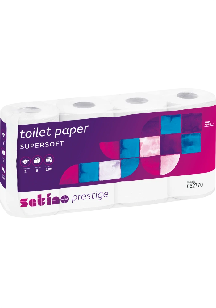 Wepa SATIN PRESTIGE 2V toaletný papier biely 8 ks