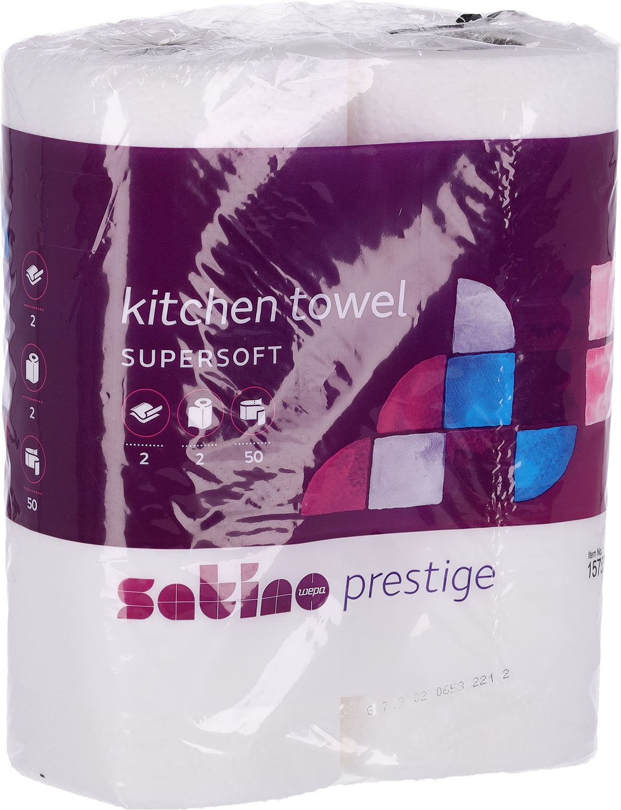 Wepa RECZ 2-W 166021 papierové utierky biele 2 role