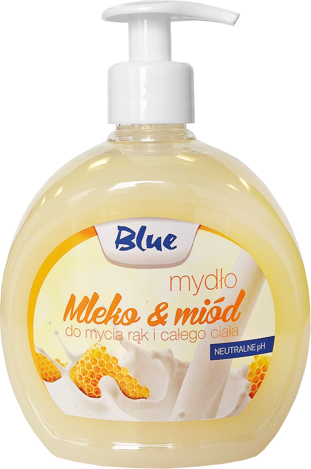 Blue MYD PL tekuté mydlo Mlieko a med 500 ml