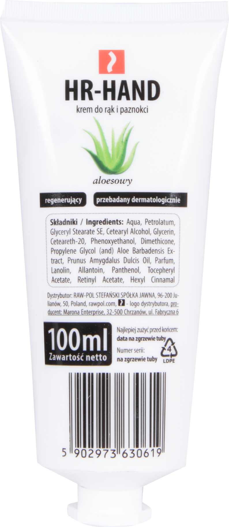 Reis HR HAND ALO Krém na ruce Aloe 100 ml