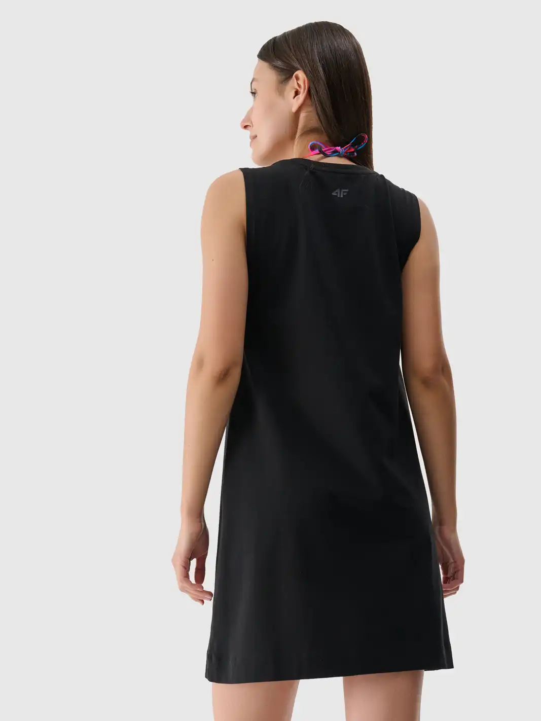 4F športové šaty 4FWSS25TDREF138 20S čierne