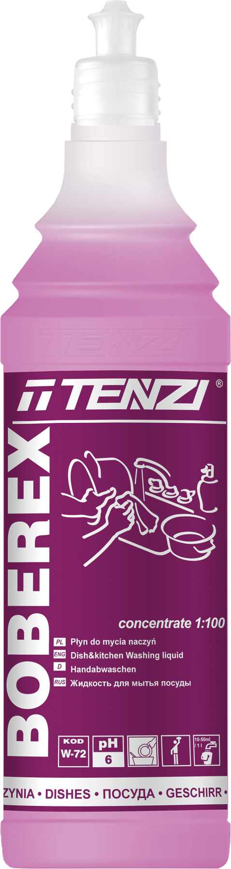 Tenzi BOBEREX1 prostriedok na riad Tutti Frutti 1l