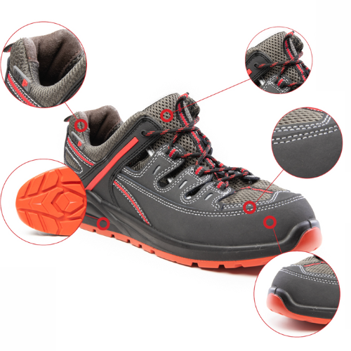 Polstar MXP SOLID S1 sandále čierna/červená