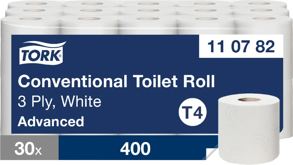Tork 110782 Advanced 250 3V toaletný papier biely 30 ks