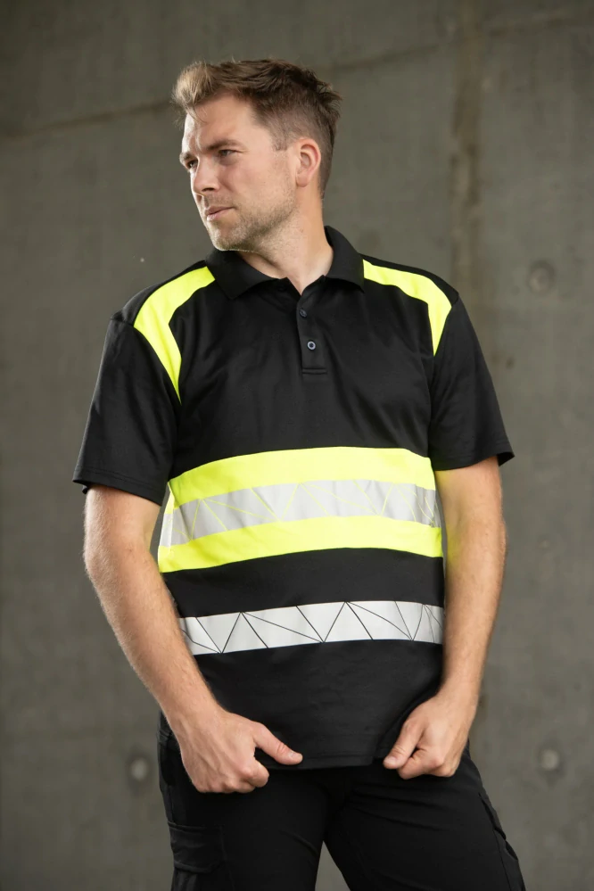Polstar Seven Kings ARKP ECO RIVAL polo tričko Black/Yellow