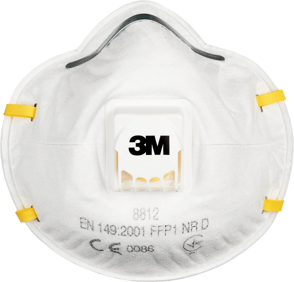 3M MAS 8812 FFP1 NR D Filtračná polomaska ​​s ventilom 10 ks