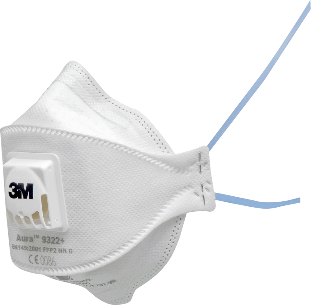 3M MAS 9322 FFP2 NR D Filtračná polomaska ​​s filtrom aury 10 ks