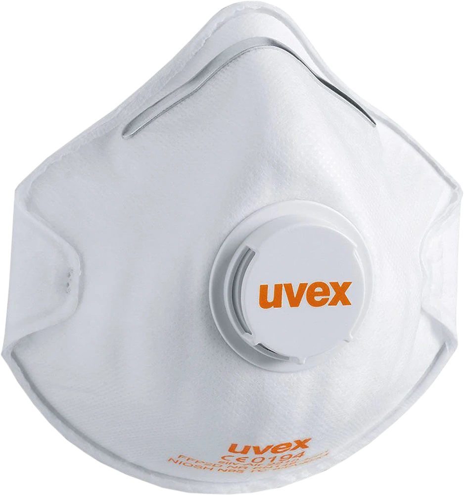 Uvex MAS 2210 FFP2 Polomaska ​​s ventilom Silv-Air 15 ks
