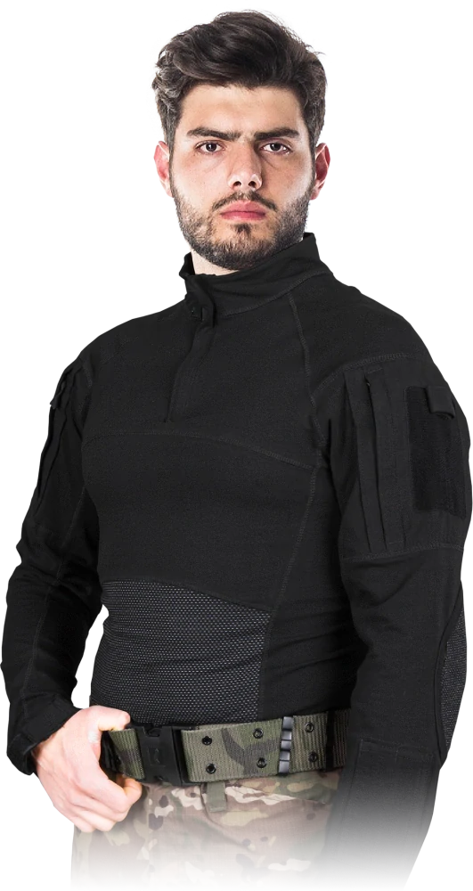 Tactical Guard OSPREY Flexibilné Tričko Dlhý Rukáv Black