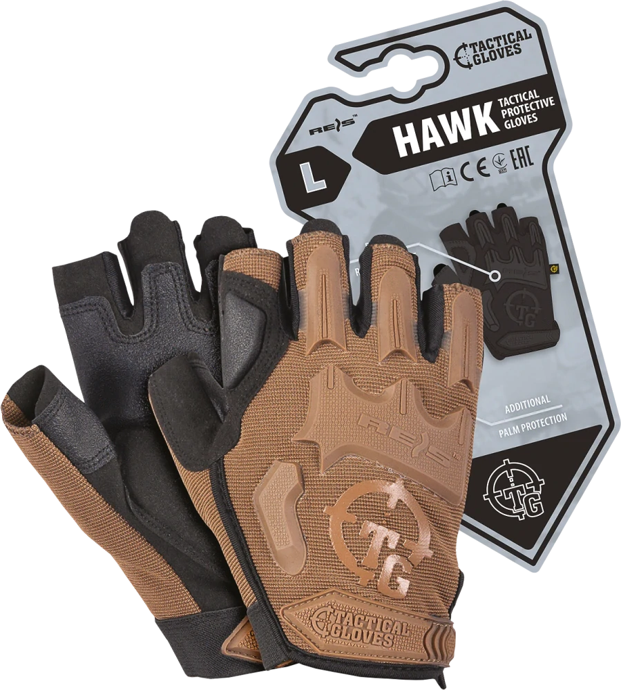 Reis Tactical RTC HAWK rukavice kojot/black M-XL