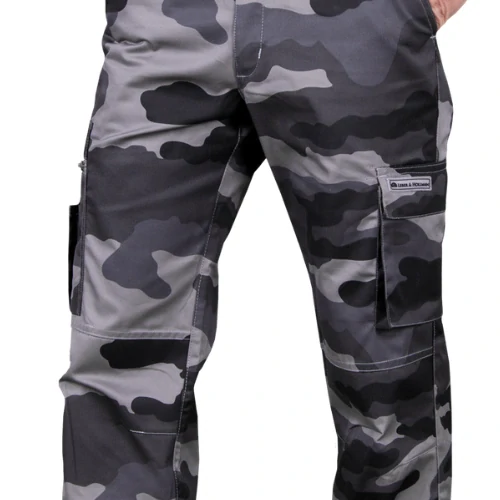 Leber&Hollman HUNSPO kalhoty 2v1 Camo/Grey 46-62