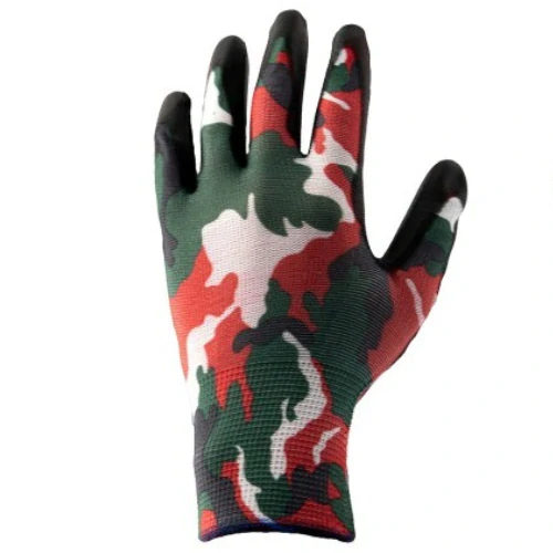 4WRK Monsoon XKS6002 CR rukavice camo/red 9