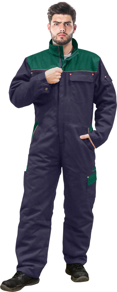 Reis TAIGA GZ zateplená pracovní kombinéza Blue/Green M-3XL