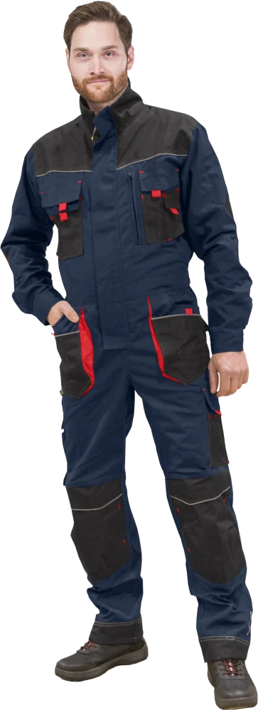 Leber&Hollman FORMEN GBC pracovní kombinéza Blue/Black 46-62