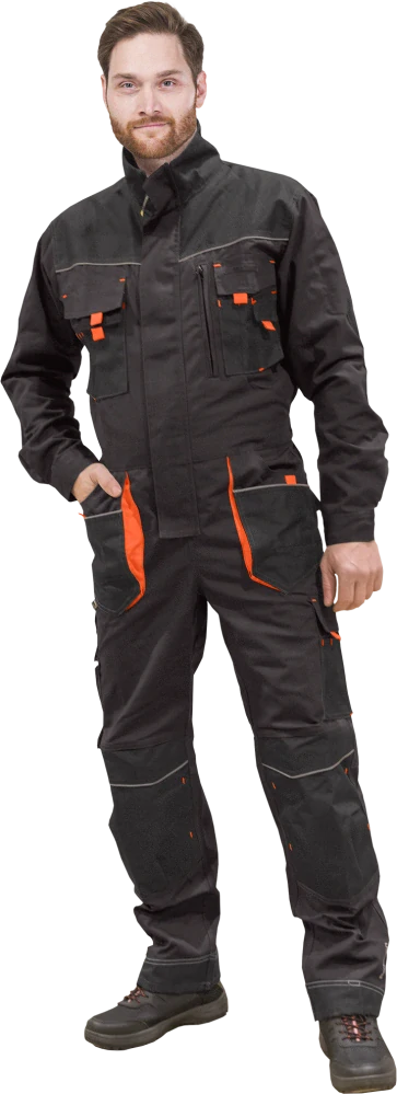 Leber&Hollman FORMEN SBP pracovní kombinéza Grey/Orange 46-62