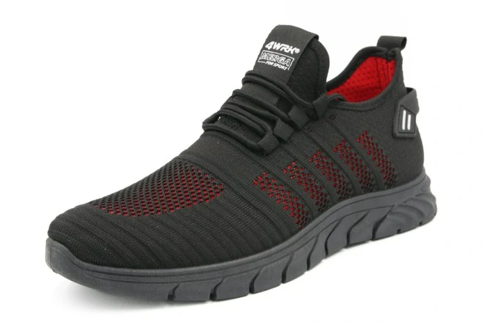 4WRK Merga RB sportovní tenisky červená/černá