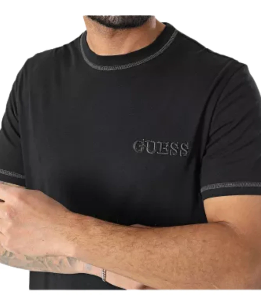 Guess U5RI01 KCAM1 pánské tričko černé