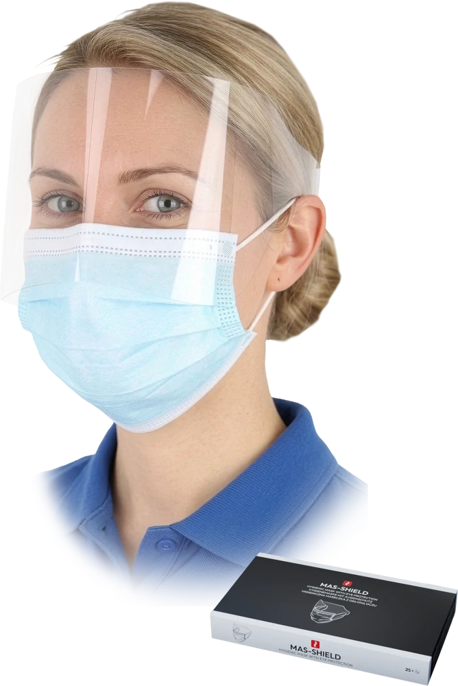 Reis MAS SHIELD maska ​​s ochranou očí 25 Ks