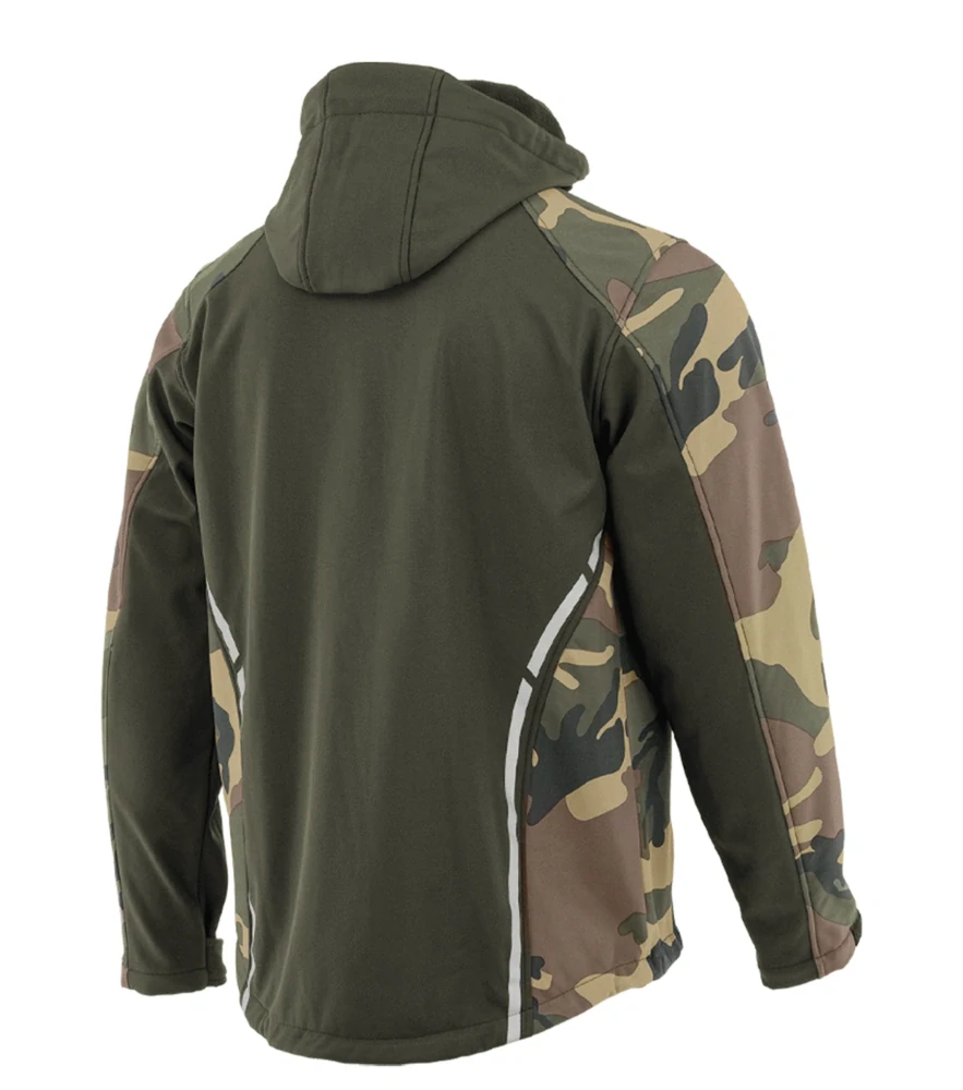 Sara Plus Standard Softshell bunda Green/Camo M-2XL