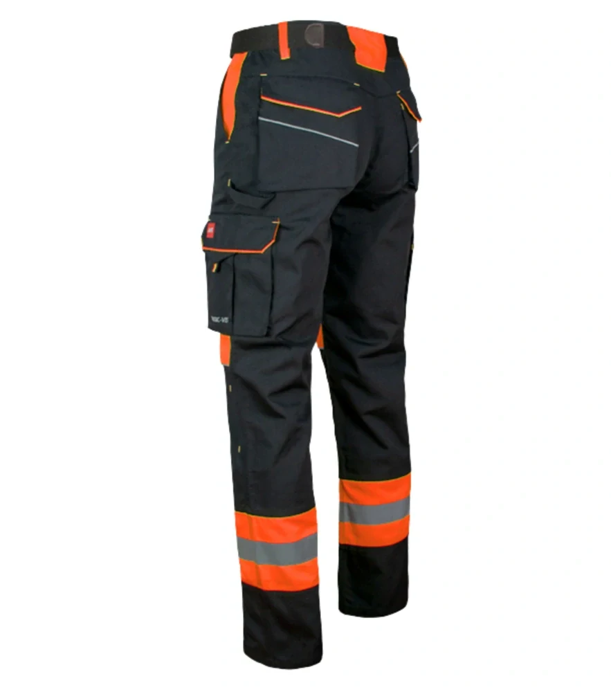 Art Mas Classic VIS kalhoty Black/Orange 48-60