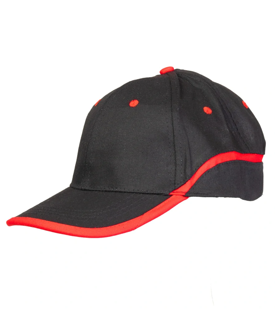 Lionyx ALEX Baseballová Kšiltovka Black/Red