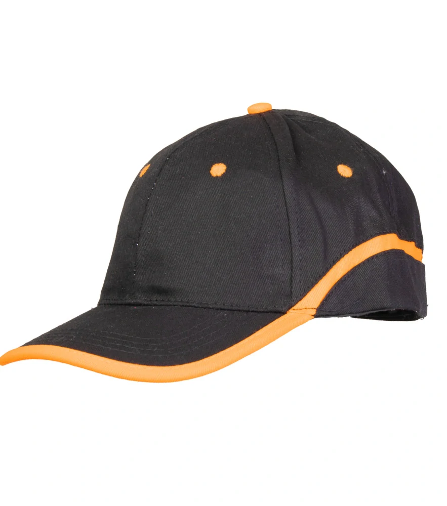 Lionyx ALEX Baseballová Kšiltovka Black/Orange