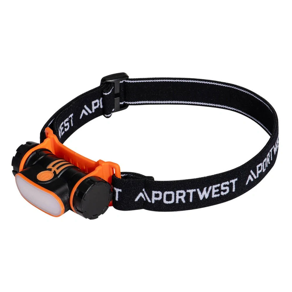 Portwest PA70 Dobíjecí USB LED čelovka Černá