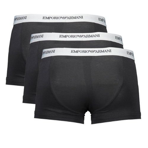 Emporio Armani 111357-CC717 Boxer 3 PACK čierne