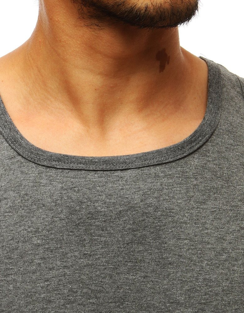 Pánské tričko bez rukávů šedé Dstreet RX3588