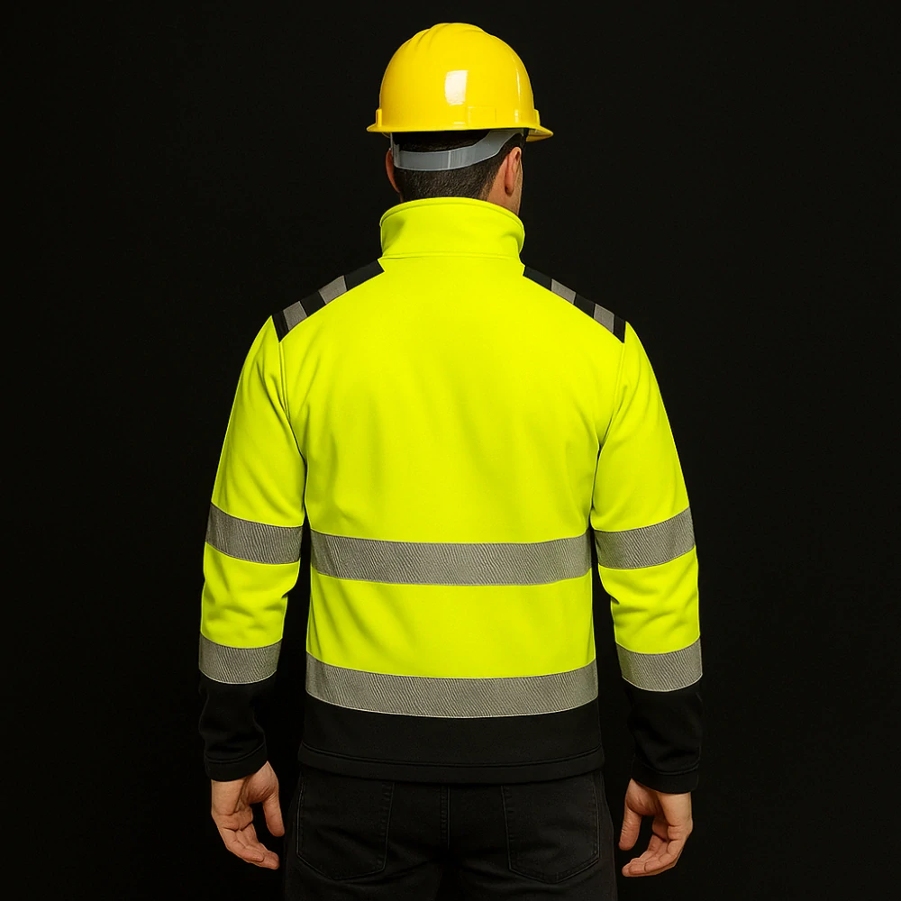 Madeva MADEROD HV1 Softshellová bunda Reflexní Yellow