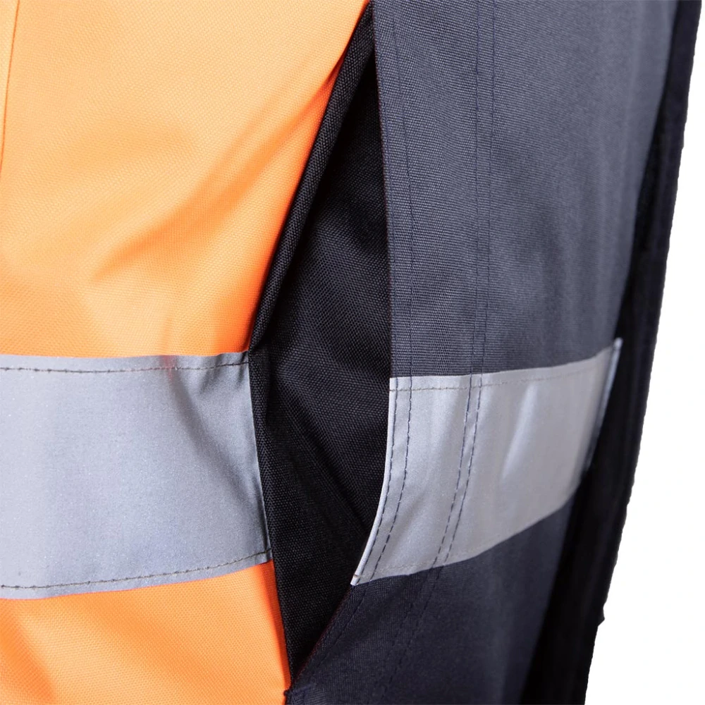 Leber&Hollman ASKER GP reflexná zimná bunda čierna/oranžová