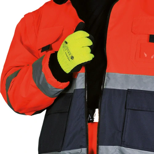 Leber&Hollman VIBER CG reflexná zimná bunda 2v1 červená