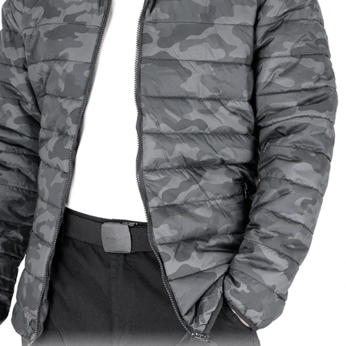 Reis SPINER bunda camo sivá