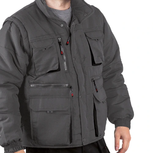 Reis CZAPLA2 2v1 zateplená bunda šedá