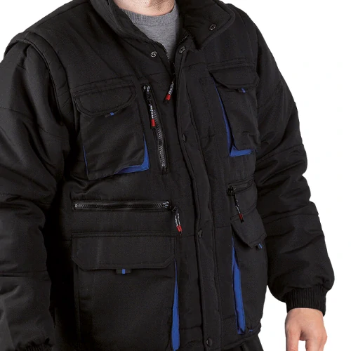 Reis CZAPLA2 2v1 zateplená bunda čierna