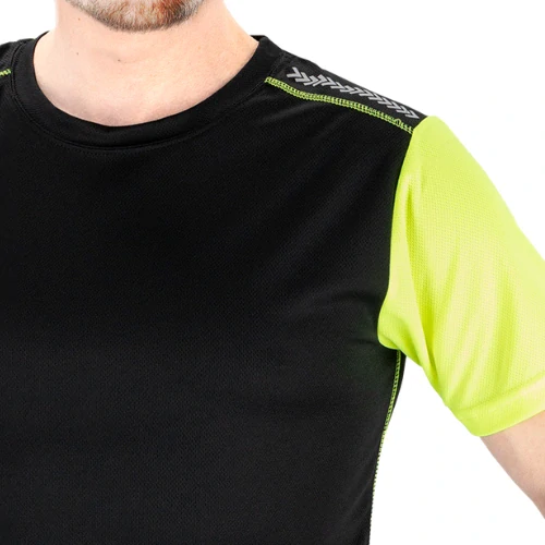 Reis LAGOS sportovní tričko černá/žlutá